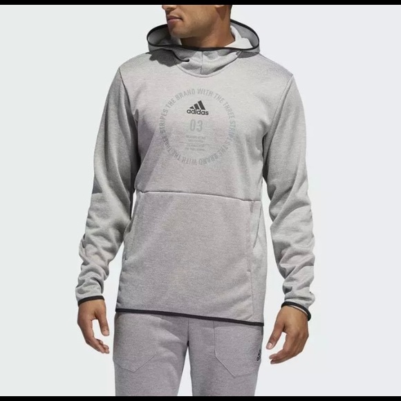 adidas Men's hoodie and Pants, Solid Grey - Picture 1 of 5